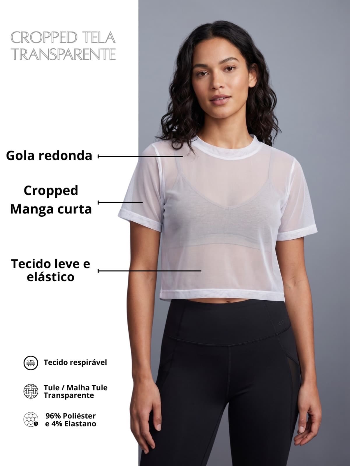 DESIGN CROPPED TELA TRANSPARENTE
