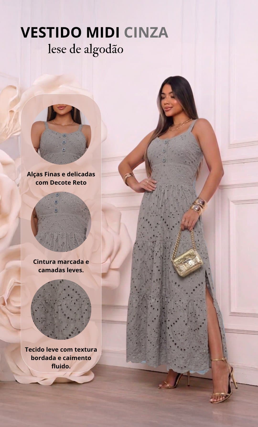 VESTIDO MIDI ELEGANTE